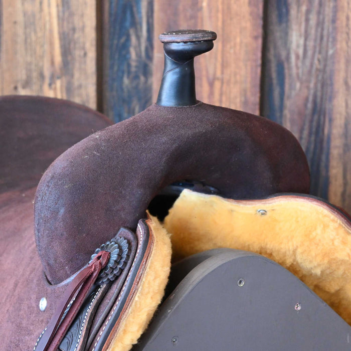 15.5" JEFF SMITH BUSTER WELCH RANCH CUTTER SADDLE