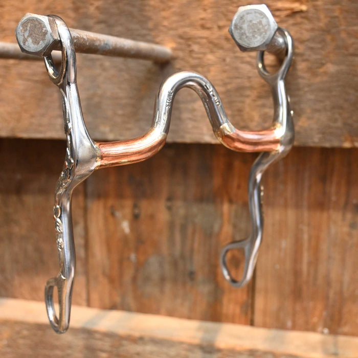 STONE Silver Mounted Solid Port Bit