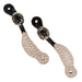Teskey's Youth Shaped Spur Strap w/Buckstitch Tack - Spur Straps Teskey's White