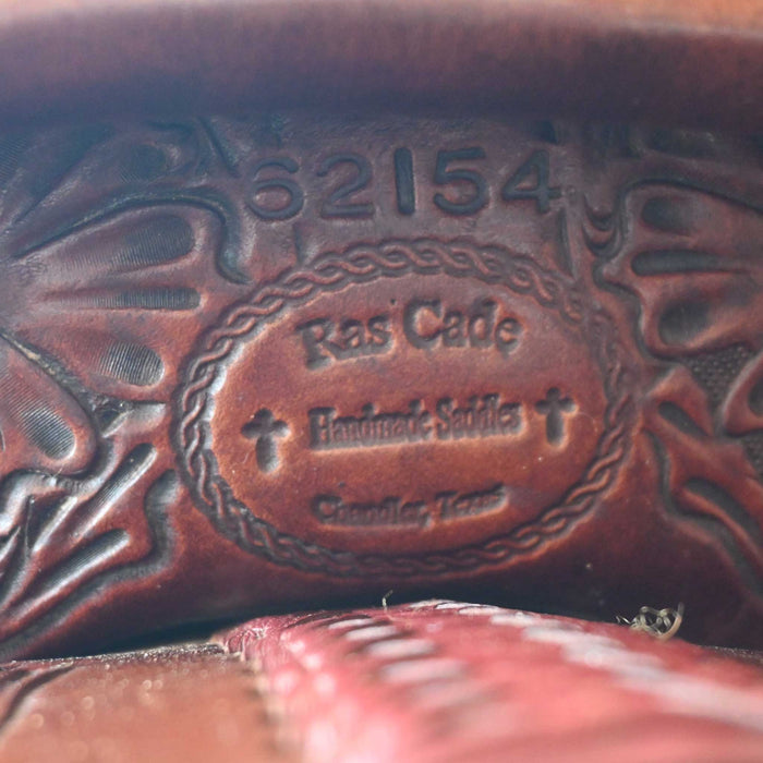 14" USED RAS CADE TEAM ROPING SADDLE