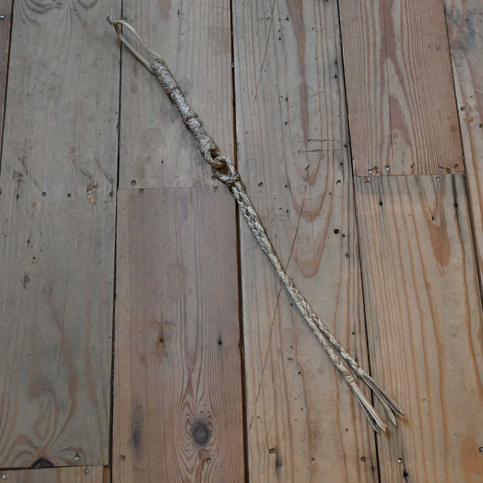 25 1/2" Braided Rawhide Quirt Tack - Whips, Crops & Quirts misc