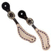 Teskey's Shaped Spur Strap w/Buckstitch Tack - Spur Straps Teskey's Purple