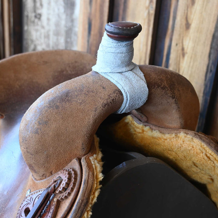 16" USED TRENT WARD RANCH CUTTING SADDLE