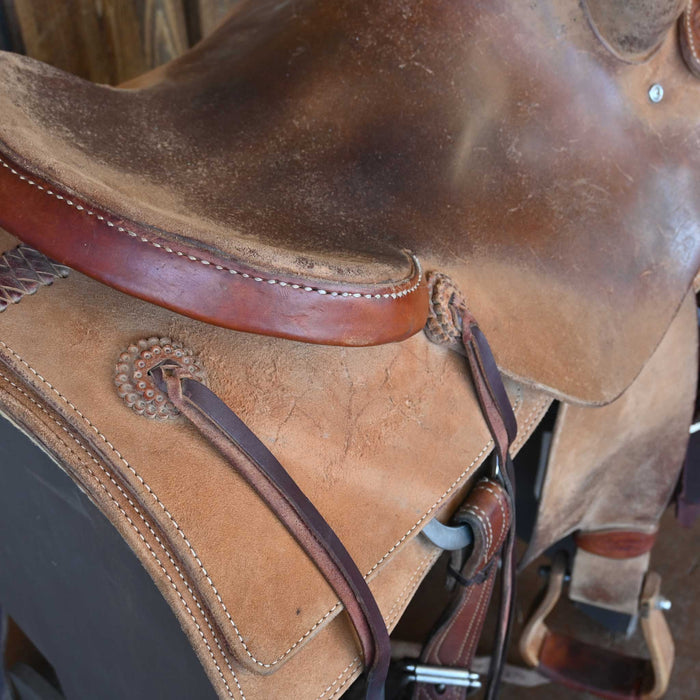 16" USED TRENT WARD RANCH CUTTING SADDLE