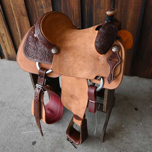 15" TESKEY'S ROPING SADDLE Saddles - New Teskey's Saddlery
