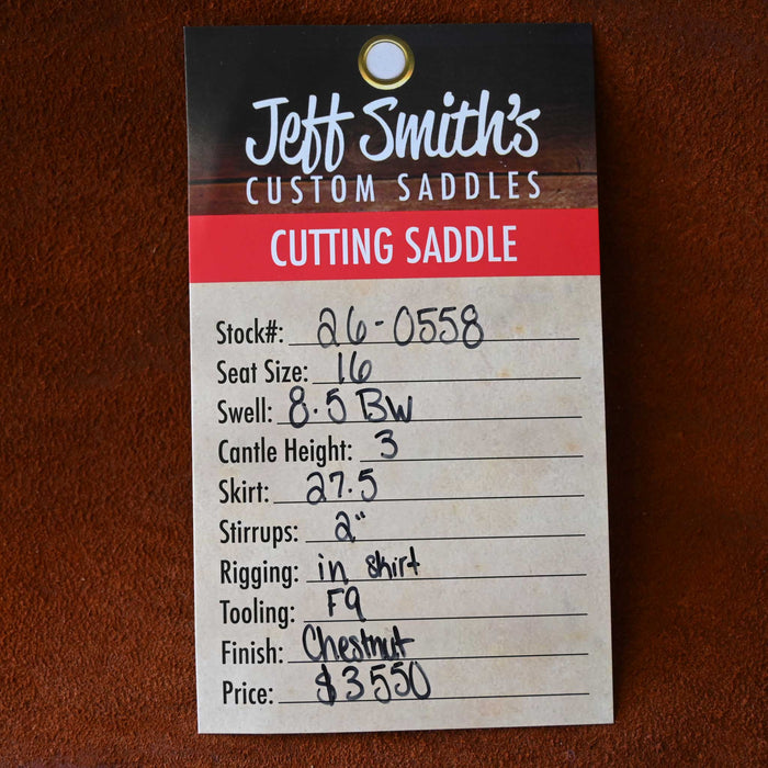 16" JEFF SMITH BUSTER CUTTING SADDLE