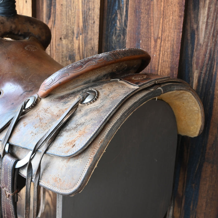 16" USED LUKE LANE RANCH SADDLE