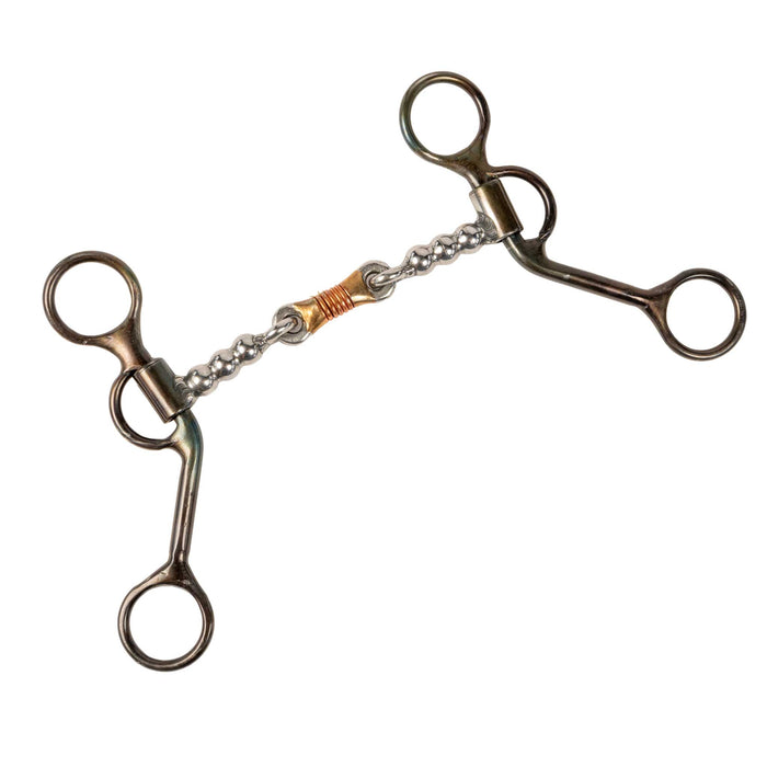 Dutton Ball Dogbone Bit  w/Short Shank Swept Back Cheek