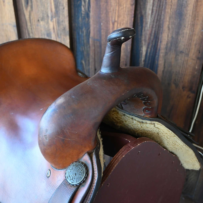 16.5" USED ROO HIDE CUTTING SADDLE