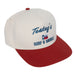 Teskey's Surf & Saddle Cap - Vintage White/University Red TESKEY'S GEAR - Baseball Caps Teskey's