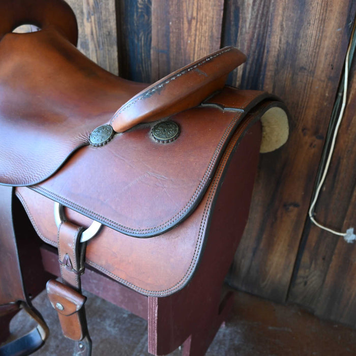16.5" USED ROO HIDE CUTTING SADDLE