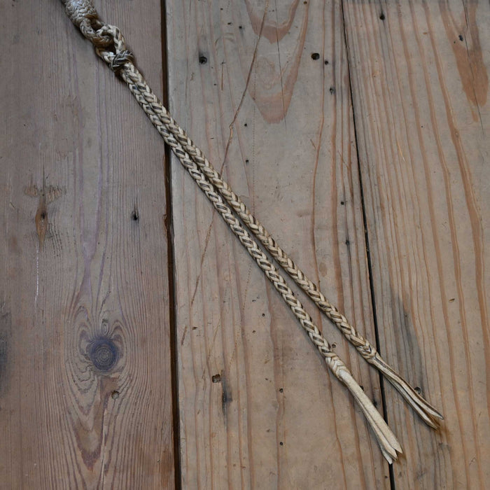 24 1/2" Braided Rawhide Quirt Tack - Whips, Crops & Quirts misc