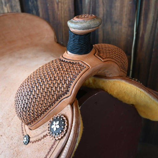 16.5" PATRICK SMITH TEAM ROPING SADDLE Saddles - New Patrick Smith