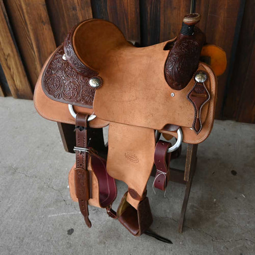 15" TESKEY'S CALF ROPING SADDLE Saddles - New Teskey's Saddlery