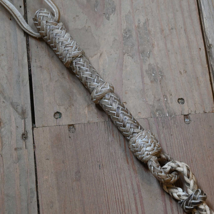 24 1/2" Braided Rawhide Quirt Tack - Whips, Crops & Quirts misc