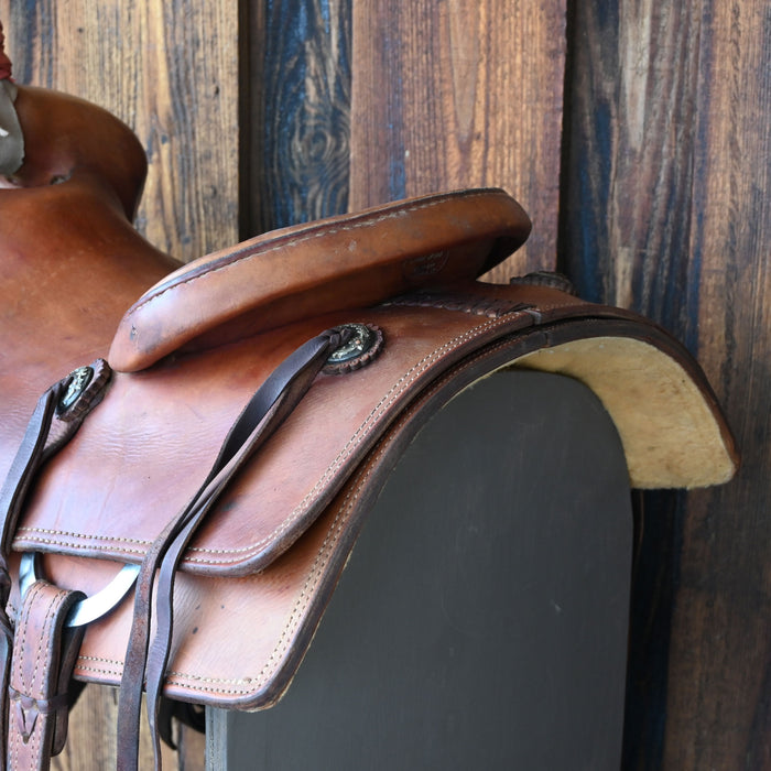 16" USED TRENT WARD RANCH SADDLE Saddles - Used Trent Ward