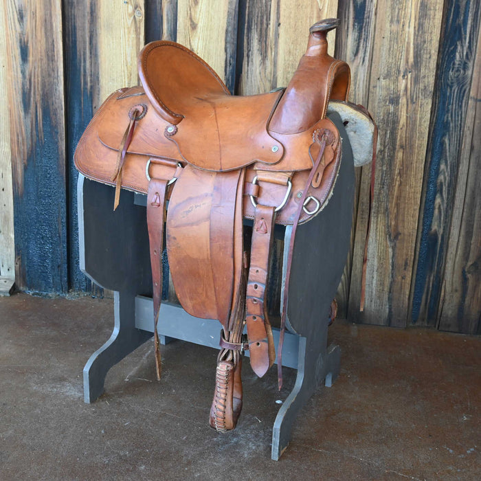 15" USED ALAMO RANCH SADDLE