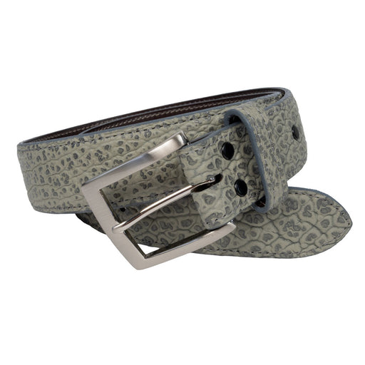 Men's Bison Grey Belt w/Buckle - 1.5" MEN - Accessories - Belts & Suspenders Chacon Leather