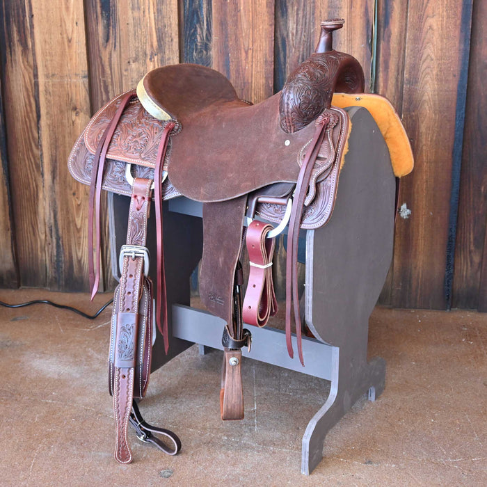 16" JEFF SMITH BUSTER WELCH RANCH CUTTER SADDLE