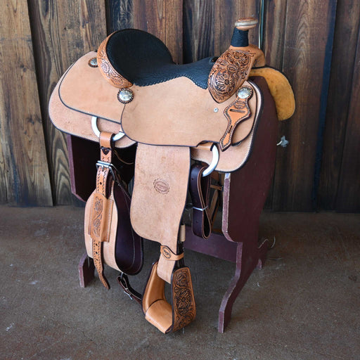 15" TESKEY'S TEAM ROPING SADDLE Saddles - New Teskey's Saddlery