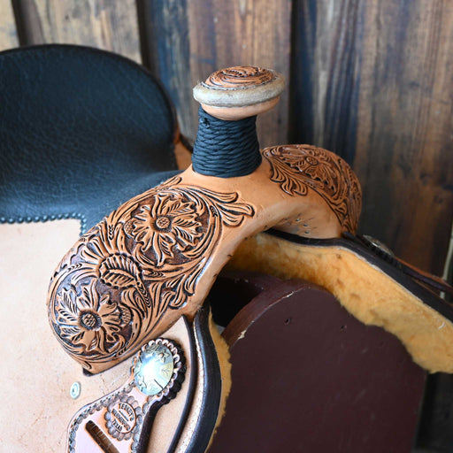 15" TESKEY'S TEAM ROPING SADDLE Saddles - New Teskey's Saddlery
