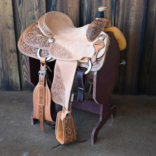 15" TESKEY'S TEAM ROPING SADDLE Saddles - New Teskey's Saddlery