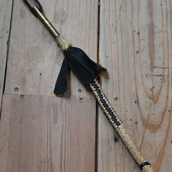 31 1/2" Braided Rawhide Quirt Tack - Whips, Crops & Quirts misc