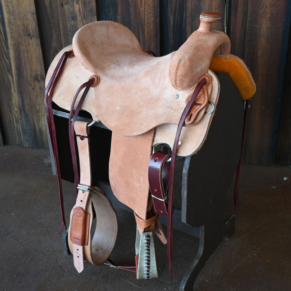 15.5" TESKEY'S STRIP DOWN RANCH SADDLE Saddles Teskey's Saddlery