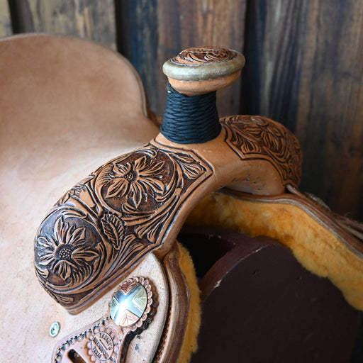 15" TESKEY'S TEAM ROPING SADDLE Saddles - New Teskey's Saddlery