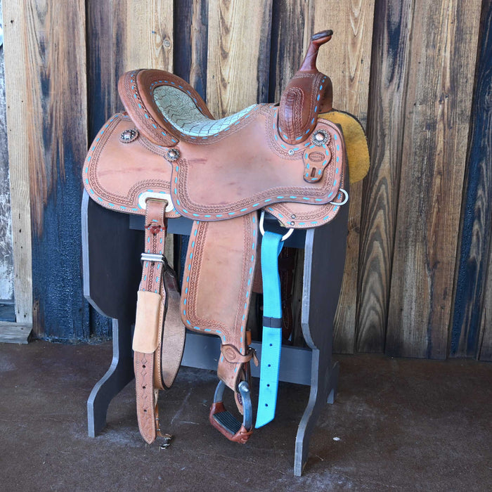 14" USED FORT WORTH BARREL SADDLE