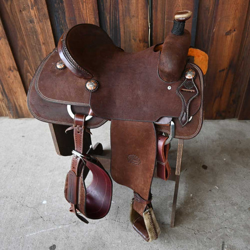 15" TESKEY'S TEAM ROPING SADDLE Saddles - New Teskey's Saddlery