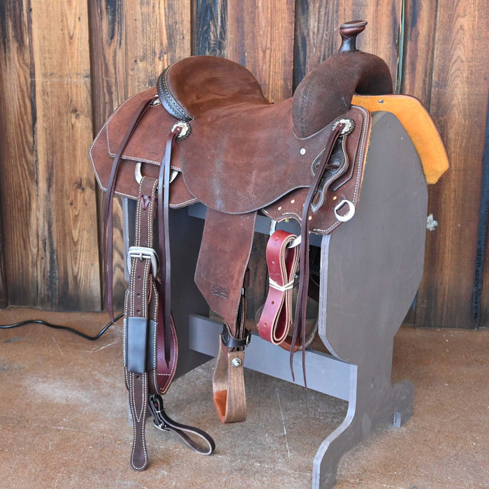 15.5" JEFF SMITH BUSTER WELCH COW HORSE SADDLE