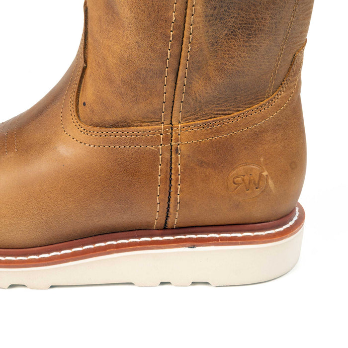 R. Watson Men's Tan Renegade Cowhide Square Toe Boots MEN - Footwear - Western Boots R Watson