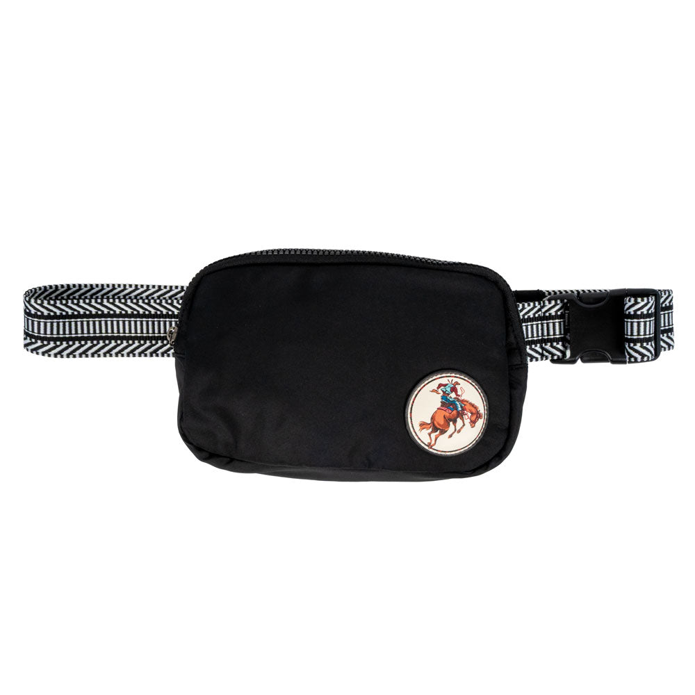Cruel Denim Black Belt Bag ACCESSORIES - Luggage & Travel - Backpacks & Belt Bags Cruel Denim