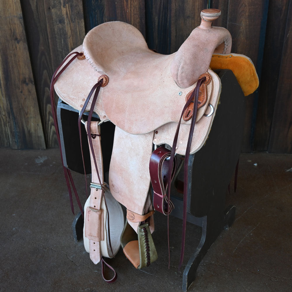 15.5" TESKEY'S STRIP DOWN RANCH SADDLE Saddles Teskey's Saddlery