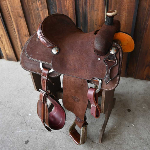 15" TESKEY'S TEAM ROPING SADDLE Saddles - New Teskey's Saddlery