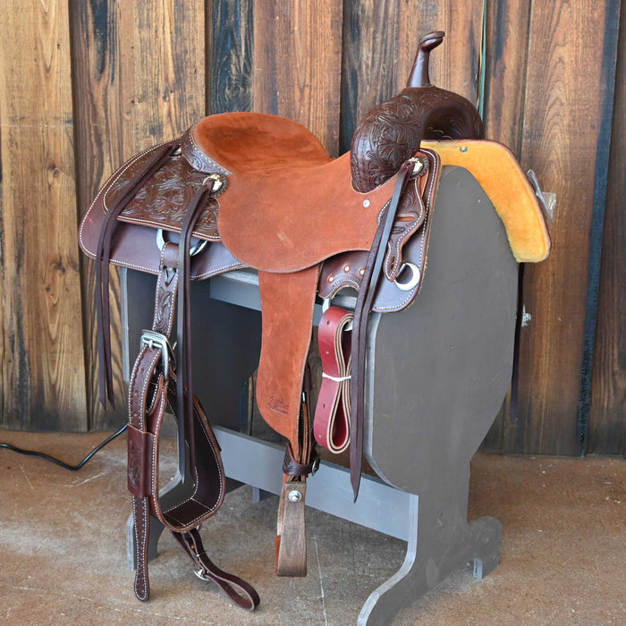 15.5" JEFF SMITH BEAU GALYEAN CUTTING SADDLE