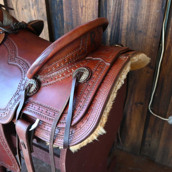 14.5" USED SAM COBLE WADE SADDLE
