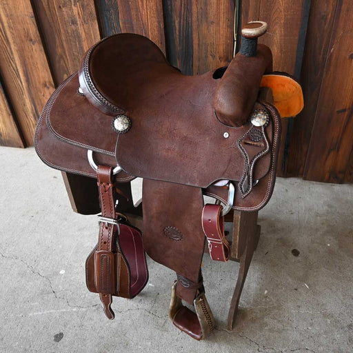 15" TESKEY'S TEAM ROPING SADDLE Saddles - New Teskey's Saddlery