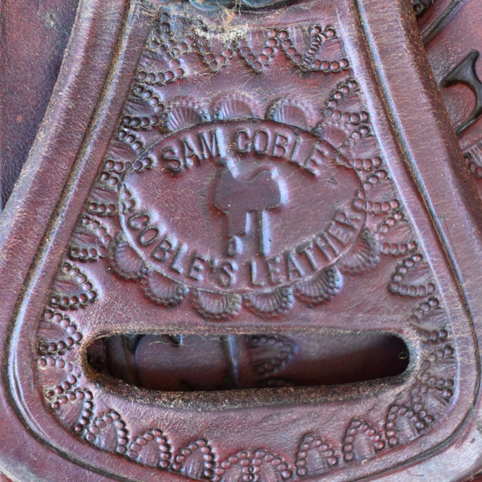 14.5" USED SAM COBLE WADE SADDLE
