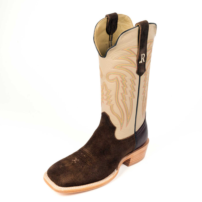 R. Watson Men's Chocolate Heavy Rough Out Western Boot MEN - Footwear - Western Boots R Watson