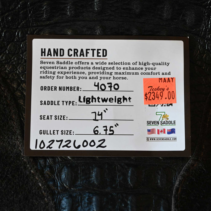 14" SEVEN LIGHTWEIGHT (WOOD TREE) BARREL SADDLE