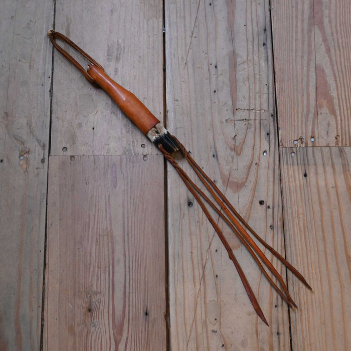 20" Deer Hoof Quirt Tack - Whips, Crops & Quirts misc
