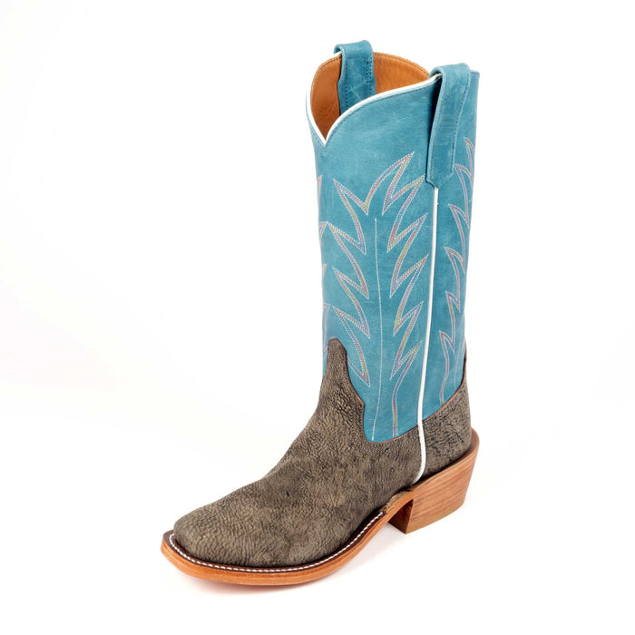 Rios of Mercedes Men's Cutter Toe Antique Saddle Safari Giraffe Western Boot MEN - Footwear - Exotic Western Boots Rios of Mercedes Boot Co.