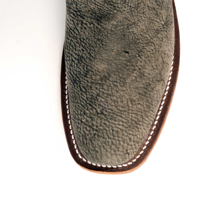 Rios of Mercedes Men's Cutter Toe Antique Saddle Safari Giraffe Western Boot MEN - Footwear - Exotic Western Boots Rios of Mercedes Boot Co.