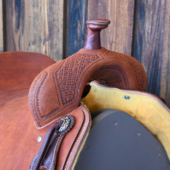 16.5" JEFF SMITH BUSTER WELCH RANCH CUTTER SADDLE