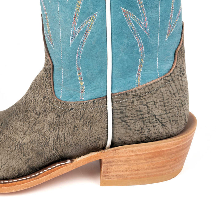 Rios of Mercedes Men's Cutter Toe Antique Saddle Safari Giraffe Western Boot MEN - Footwear - Exotic Western Boots Rios of Mercedes Boot Co.