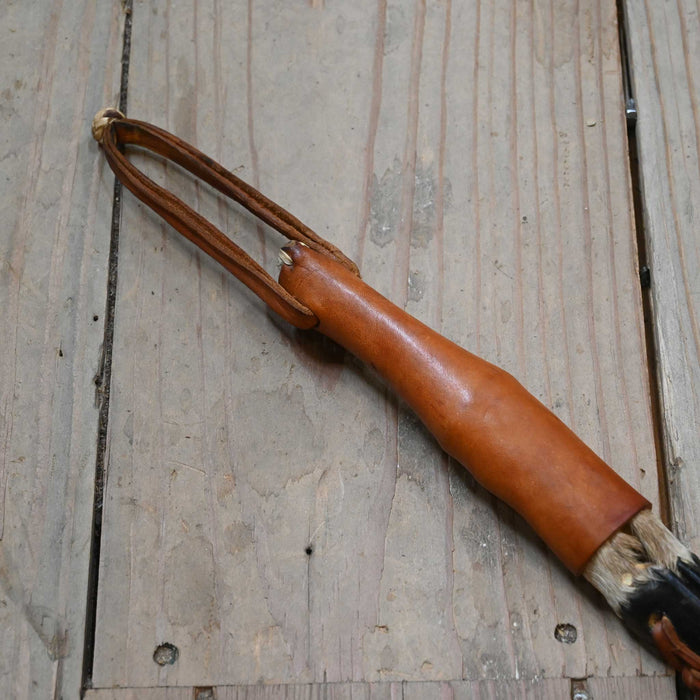 20" Deer Hoof Quirt Tack - Whips, Crops & Quirts misc