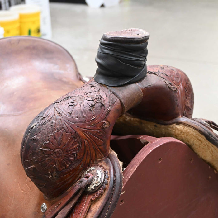 15.5" USED CACTUS RANCH SADDLE Saddles - Used CACTUS SADDLERY