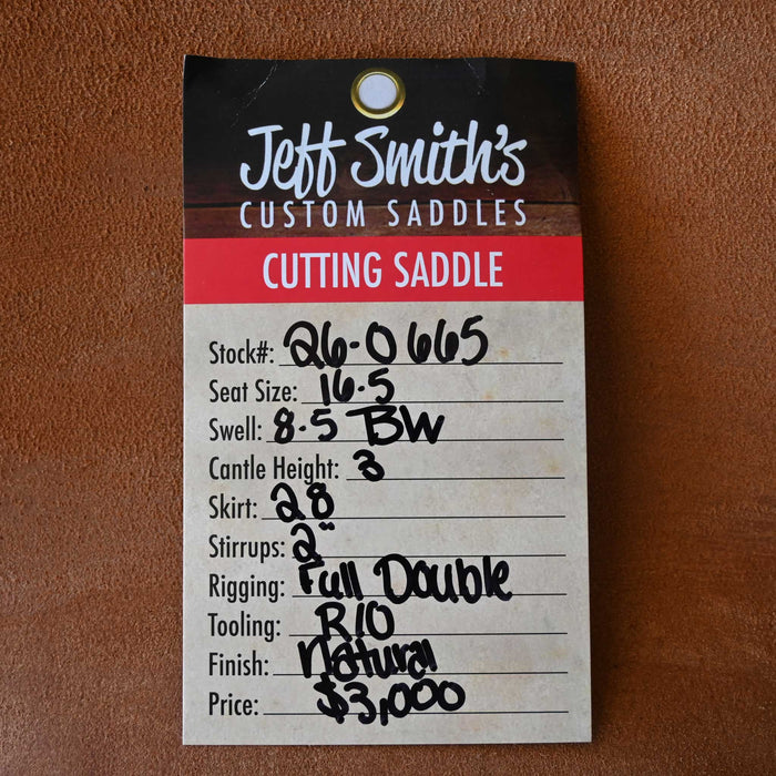 16.5" JEFF SMITH BUSTER WELCH CUTTING SADDLE